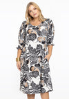 Dress smocked cuff JARDIN - white - #2