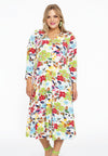 Buttoned dress V-neck MAYFLOWER - white - #2