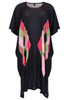 Kaftan rectangles COLOUR BLOCK - black - #4