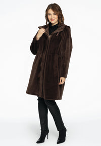 Manteau fausse fourrureCoat faux fur - brown - #2