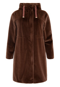 Manteau fausse fourrureCoat faux fur - brown - #3