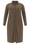 Blouse-dress puckering front DOLCE - light green - #3