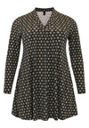 Tunic wide bottom BARONNE - black - #4