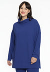 Pullover high neck DIAGONAL - purple - #1