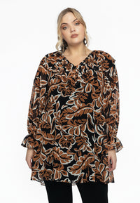 Tuniek met volants BOTANIQUE - black - #2