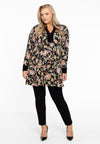 Tunic taped wide bottom PAISLEY - black - #1