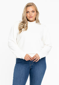 Chemise à manches bouffantes DIAGONALShirt puff sleeve DIAGONAL - ecru - #1