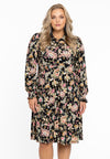 Blouse-dress puffed sleeve PAISLEY - black - #2
