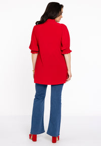 Chemisier Manches Bouffantes DolceBlouse Puffsleeve Dolce - red - #3