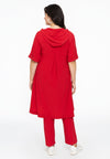 Tunique avec capuche UNI DOLCETunic hoodie UNI DOLCE - red - #3