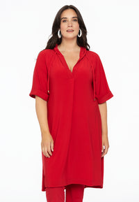 Tunique avec capuche UNI DOLCETunic hoodie UNI DOLCE - red - #1