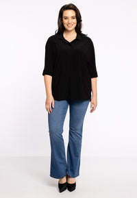 Shirt kimono sleeve DOLCE - black - #2