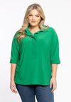 Shirt kimono sleeve DOLCE - green - #1
