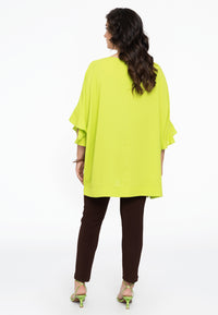 Chemisier à manches chauve-sourisBlouse batwing sleeve - green - #3