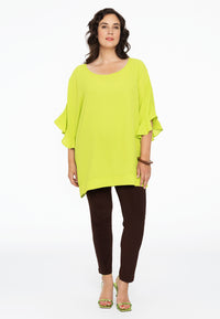 Chemisier à manches chauve-sourisBlouse batwing sleeve - green - #2