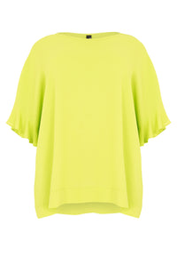 Chemisier à manches chauve-sourisBlouse batwing sleeve - green - #4