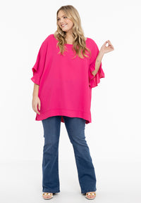 Chemisier à manches chauve-sourisBlouse batwing sleeve - pink - #5