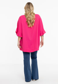 Chemisier à manches chauve-sourisBlouse batwing sleeve - pink - #3