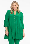 Tunic frilled long DOLCE - green - #2