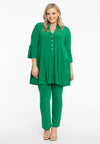 Tunic frilled long DOLCE - green - #1