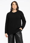 Pullover Round Neck - black