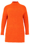 Pullover met col Teddy - orange - #4
