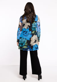 Tunic Wide Bottom Turtle Neck ARDENNES - blue - #3
