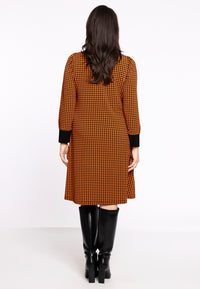 Dress front pockets KARINA - orange - #3