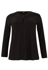 Tunic V-neck opening DOLCE - black - #4