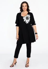 Tunic wide bottom GEMMI - black - #2