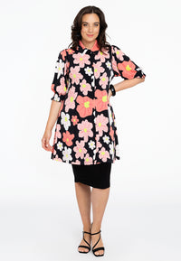 Chemisier à manches bouffantes HIBISCUSBlouse puff sleeve HIBISCUS - black - #2