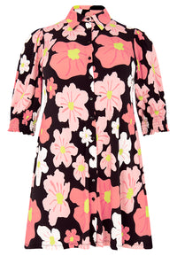 Chemisier à manches bouffantes HIBISCUSBlouse puff sleeve HIBISCUS - black - #4