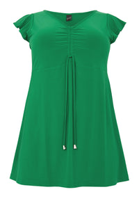 Tunic cap sleeve DOLCE - green - #4