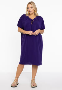 Dress gathering DOLCE - purple - #2