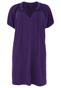 Dress gathering DOLCE - purple - #4