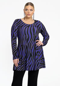 Tunic wide bottom LINA - black - #2