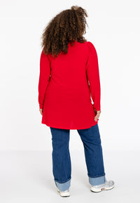 Tunic V neck DOLCE - red - #3