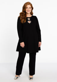 Tunic wide bottom VERO - black - #2