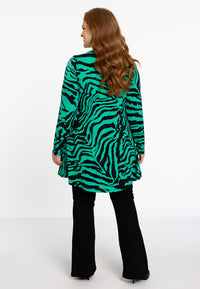 Tunic wide bottom VERDI - green - #3