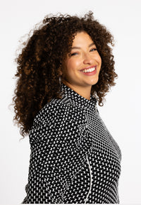 Tunic JAQUARD KNIT - black - #5