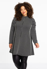 Tunic JAQUARD KNIT - black - #1