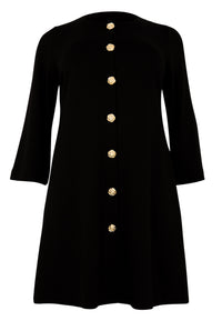 Dress round neck VERO - black - #4