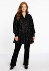 Tunic wide bottom paillet - Noir