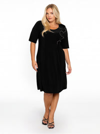 Robe trapèze zipflower DOLCE - #1