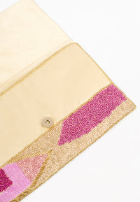 Pochette rose et doréeClutch Pink - pink - #3