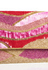 Pochette rose et doréeClutch Pink - pink - #5