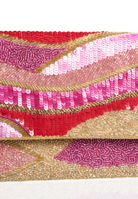 Pochette rose et doréeClutch Pink - pink - #5