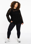 Top crochet LOUNGE - black - #2