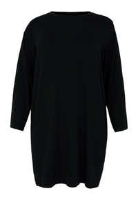Oversized tee dress LOUNGE - black - #2