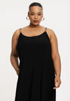 Robe longue spaghetti swing DOLCEDress swing long DOLCE - black - #1